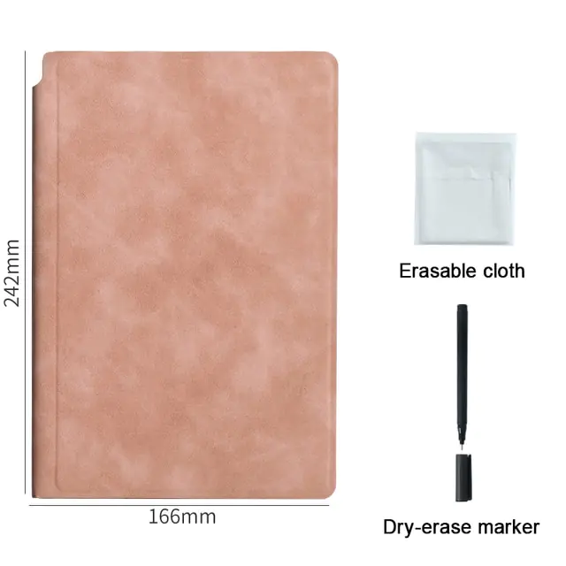 Reusable Whiteboard Notebook Leather Memo - Image 10