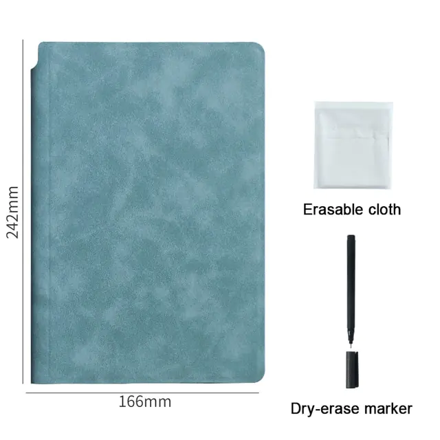 Reusable Whiteboard Notebook Leather Memo - Image 12
