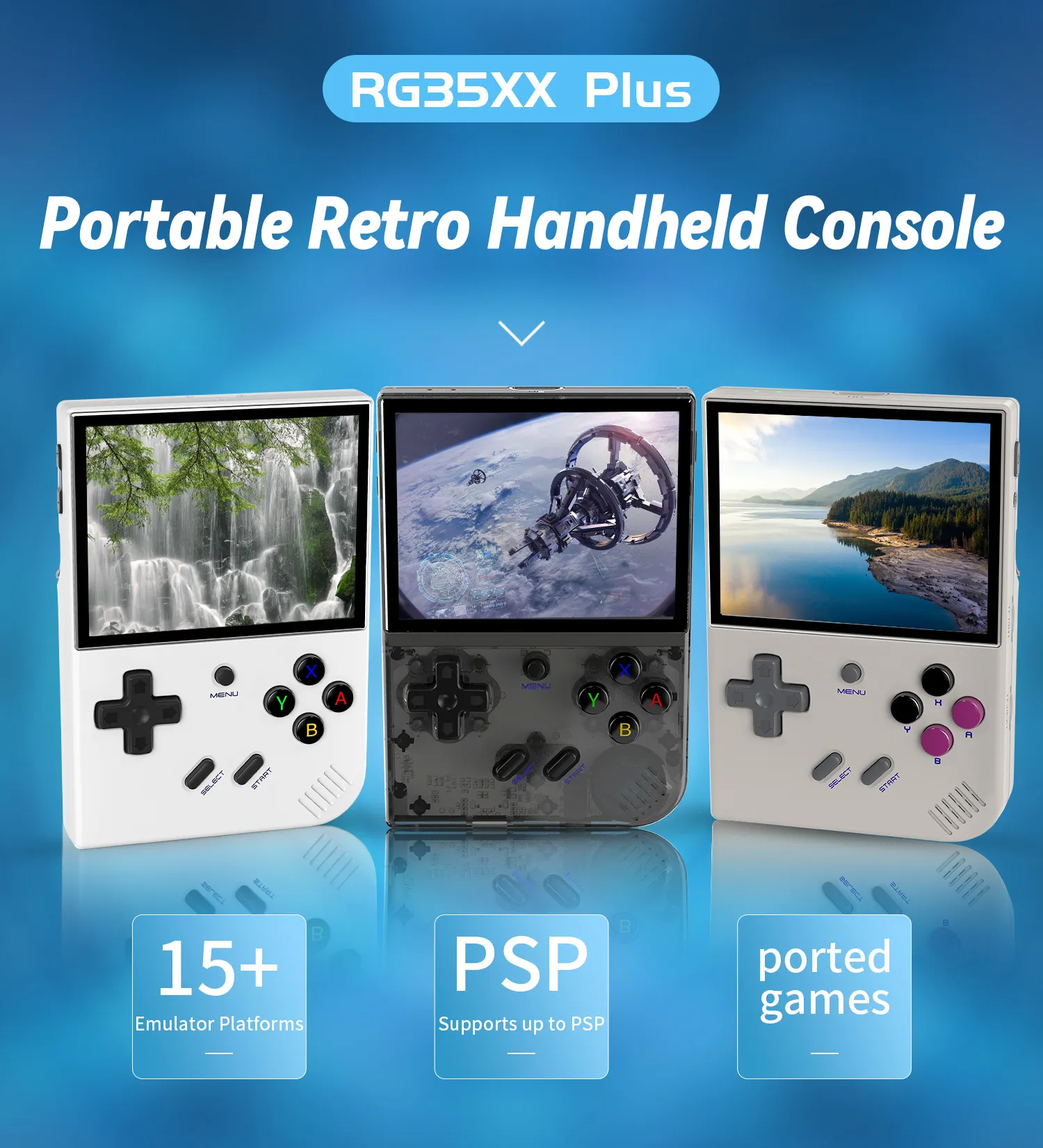 RG35XX PLUS Handheld Vertical Retro Game Machine - Image 3
