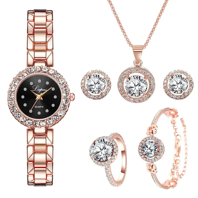 Rose Gold Quartz Wristwatches - Image 15