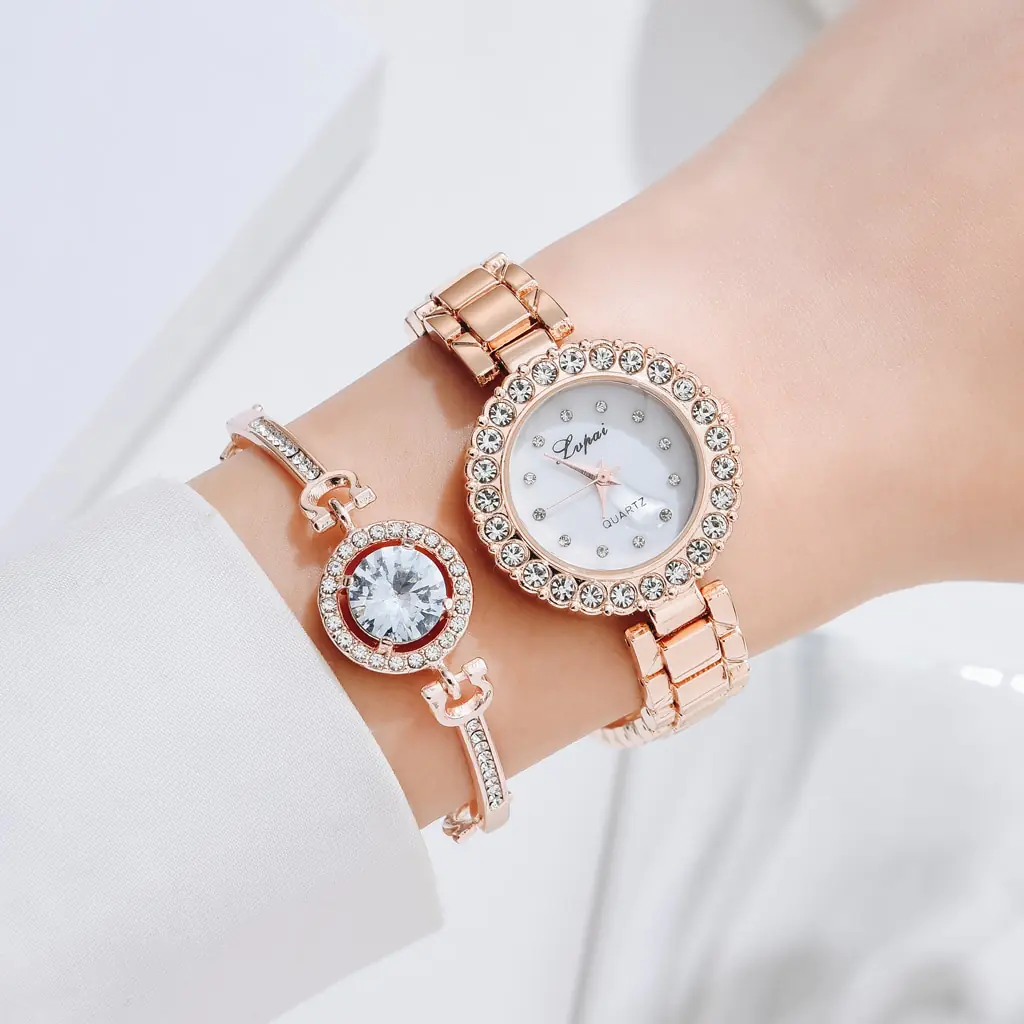 Rose Gold Quartz Wristwatches - Image 5