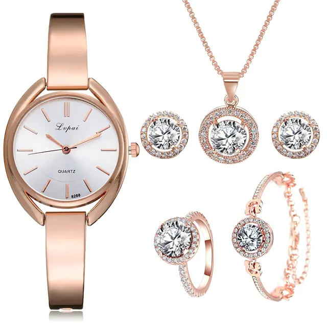 Rose Gold Quartz Wristwatches - Image 8