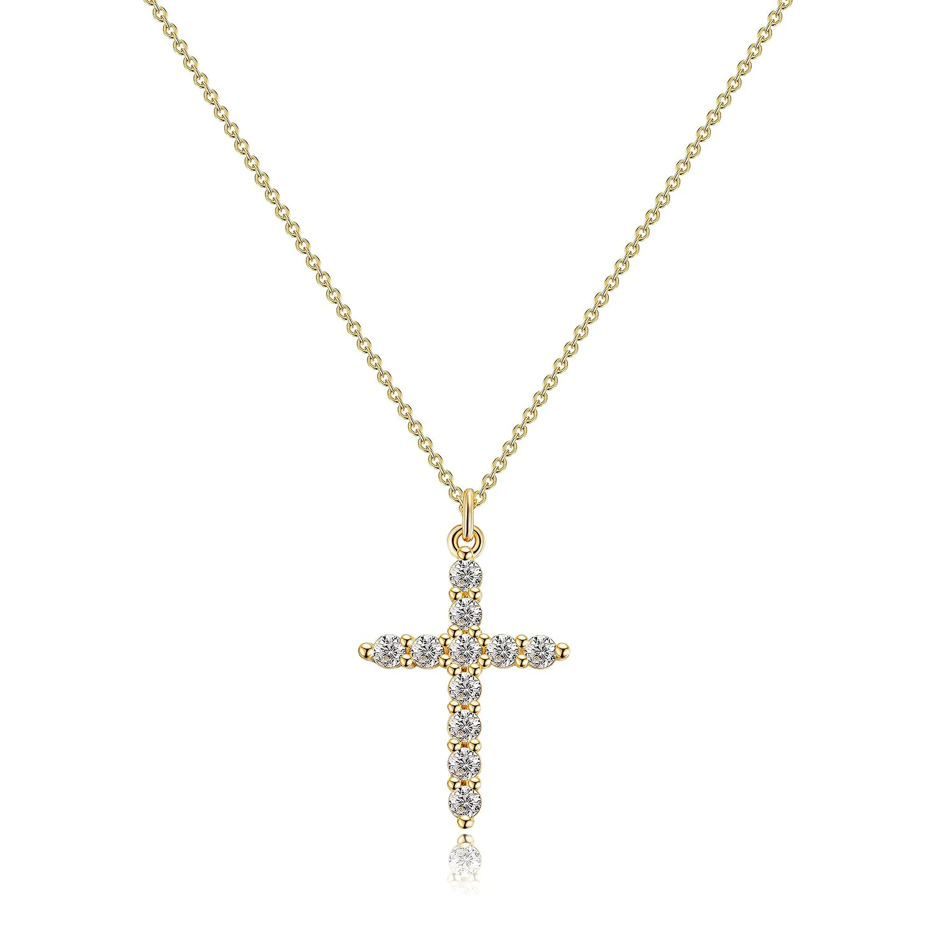 Rotatable Cross Crown Necklace - Image 6