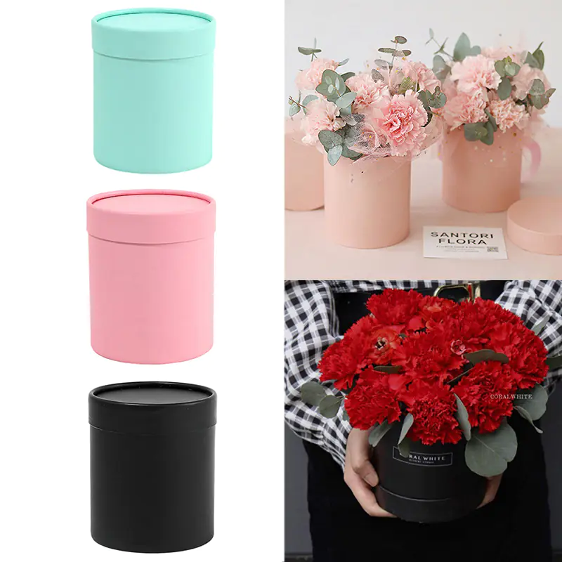 Round Cardboard Flower Gift Box for Weddings & Events - Image 6
