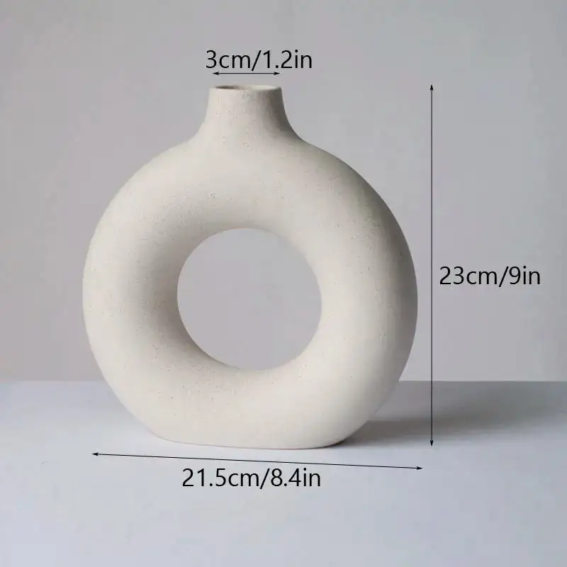 Round Ceramic Vase - Image 11