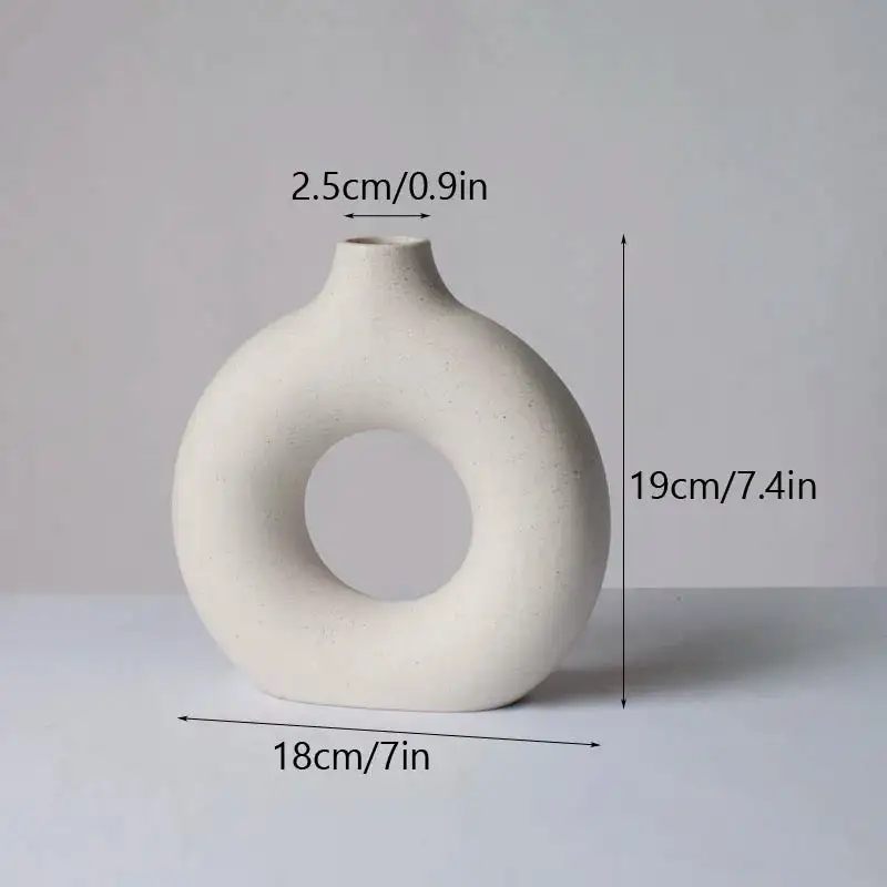 Round Ceramic Vase - Image 12