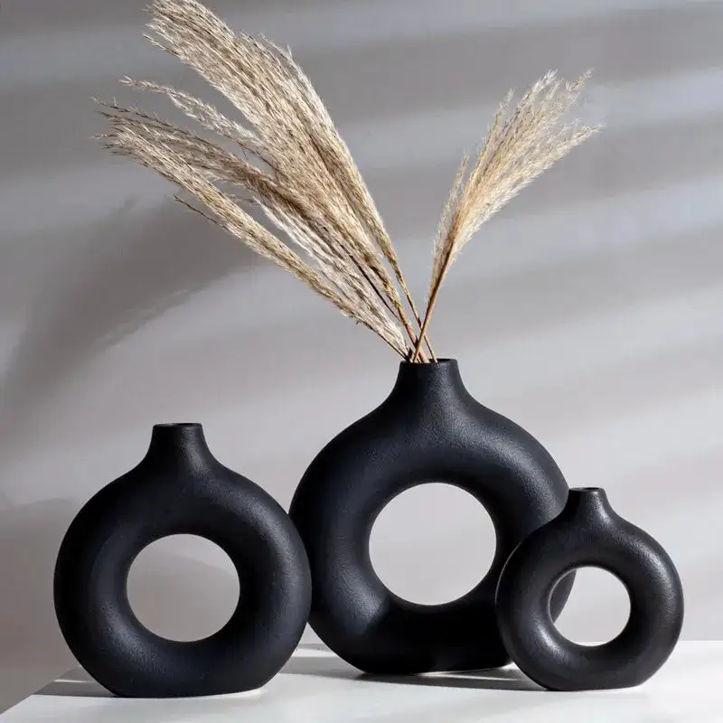 Round Ceramic Vase - Image 4