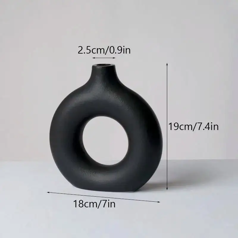 Round Ceramic Vase - Image 9