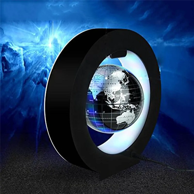 round LED Levitating Rotating Night Lamp - Image 3