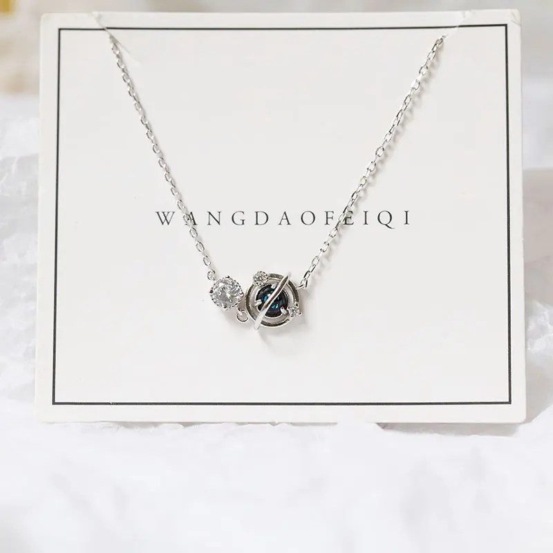 S925 Silver Cosmic Starry Sky Planet Bracelet for Women - Image 5