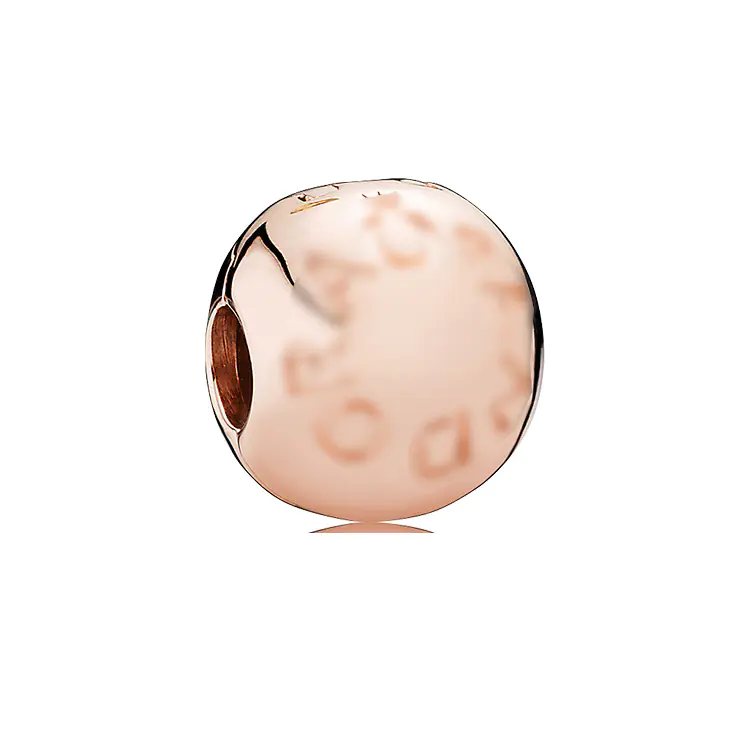 S925 Silver Rose Gold Sparkling Silicone Clip DIY Beads - Image 23