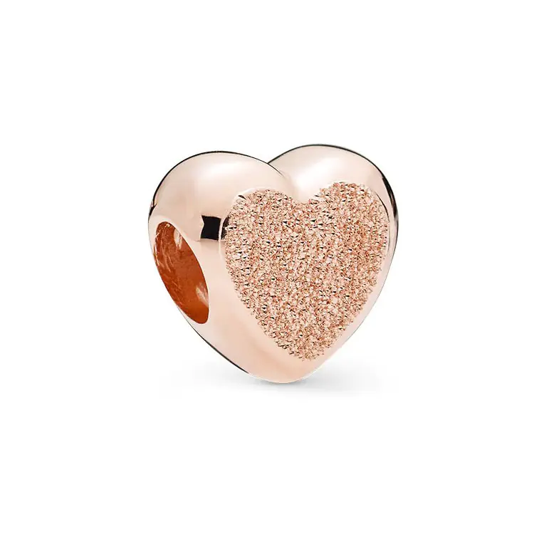 S925 Silver Rose Gold Sparkling Silicone Clip DIY Beads - Image 25