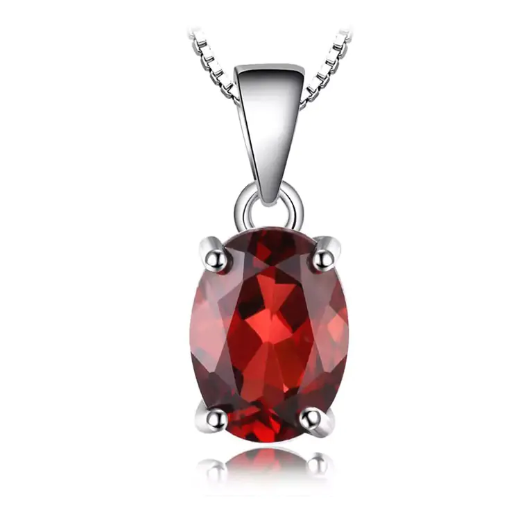 S925 Silver Topaz Zircon Necklace for Women - Image 7