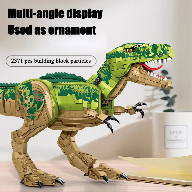 SEMBO BLOCK Tyrannosaurus Rex Dinosaur Building Blocks Toys - Image 3