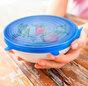 Set of 6 Adjustable Silicone Lids - Image 7