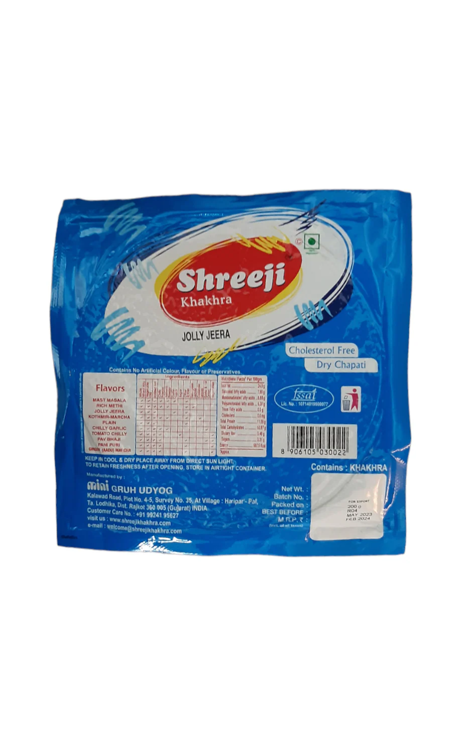 Shreeji Khakhra jolly jeera 200g