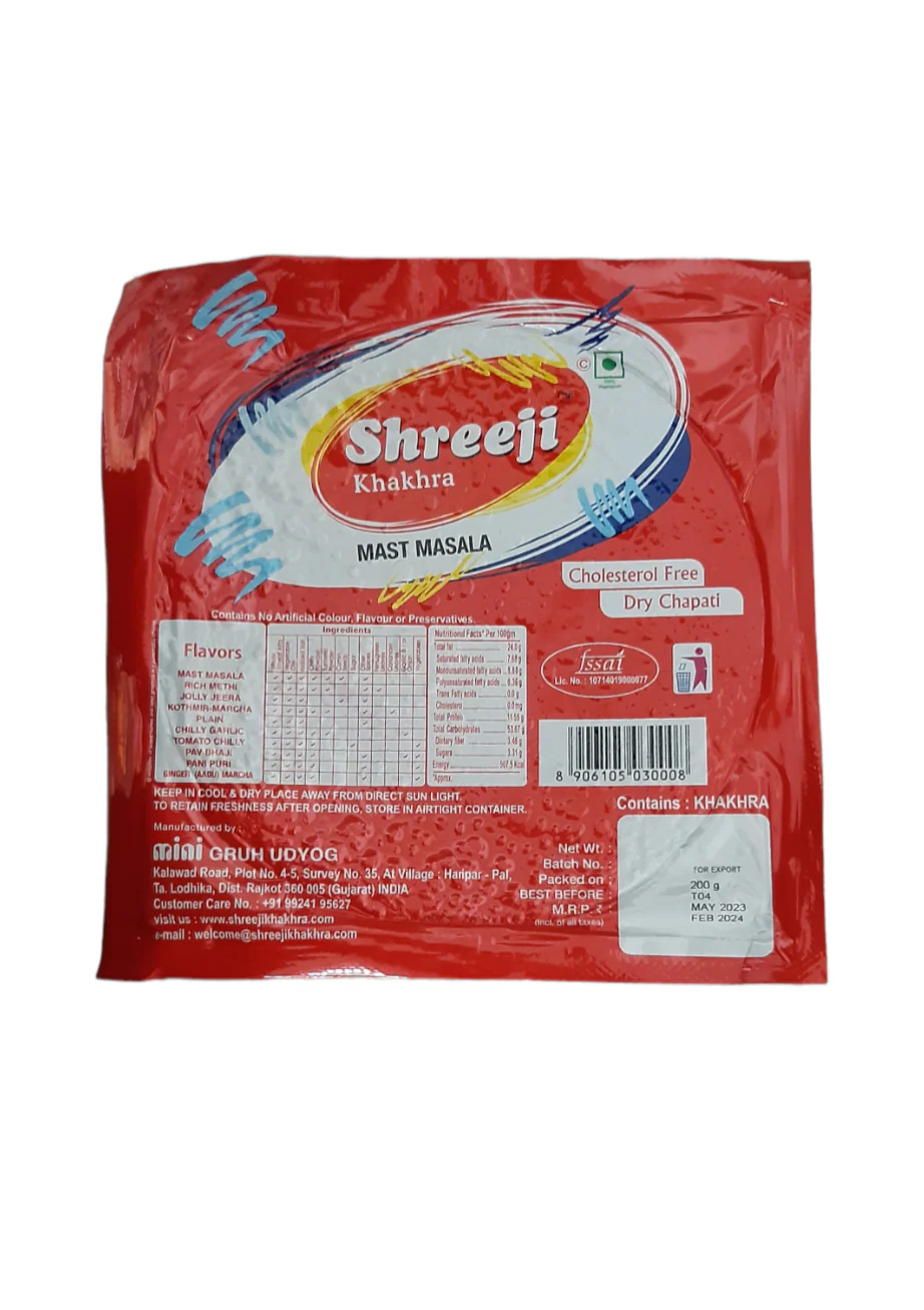 Shreeji Khakhra mast masala 200g