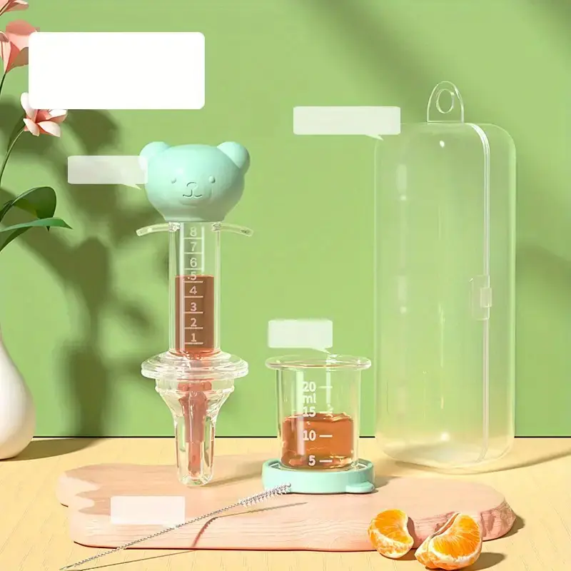 Silicone Baby Medicine Feeding Syringe and Pacifier Device - Image 6