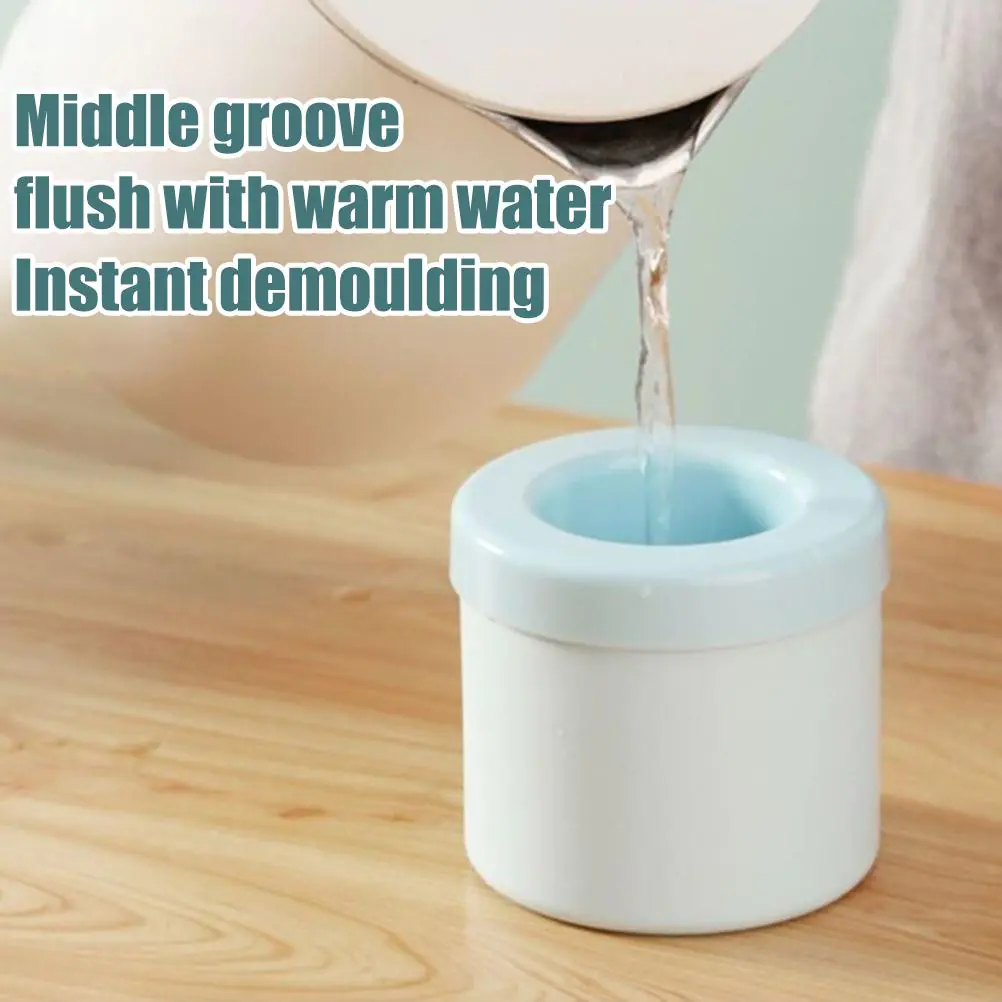 Silicone Cylinder Portable Ice Maker Bucket - Image 4