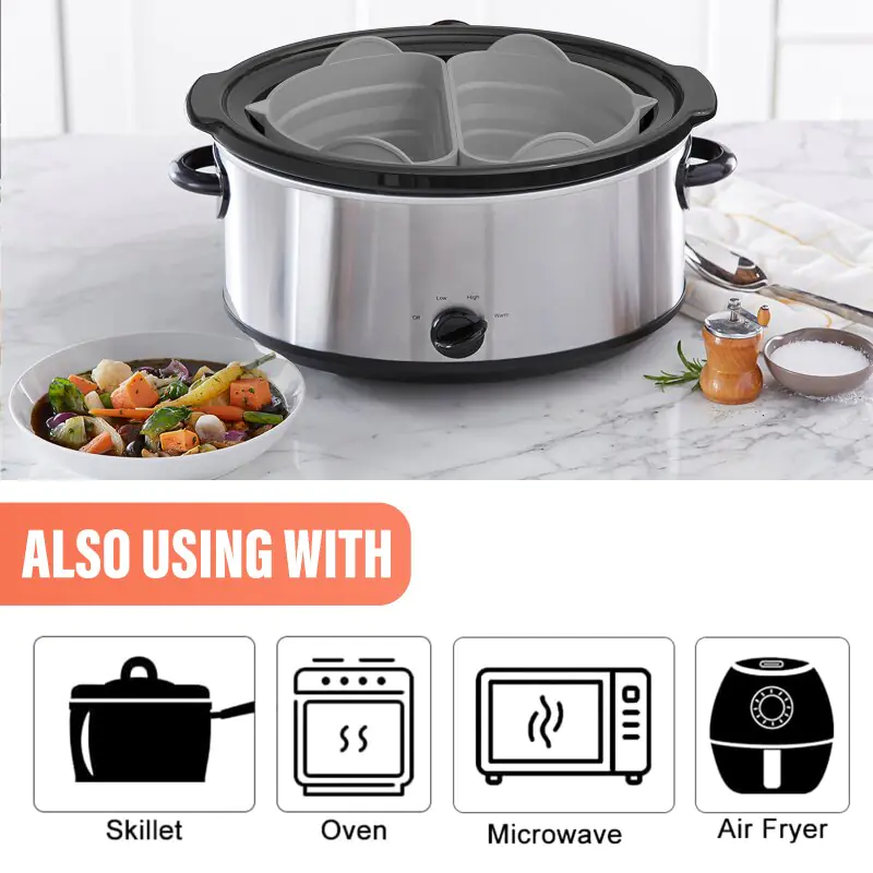 Silicone Slow Cooker Divider - Image 3