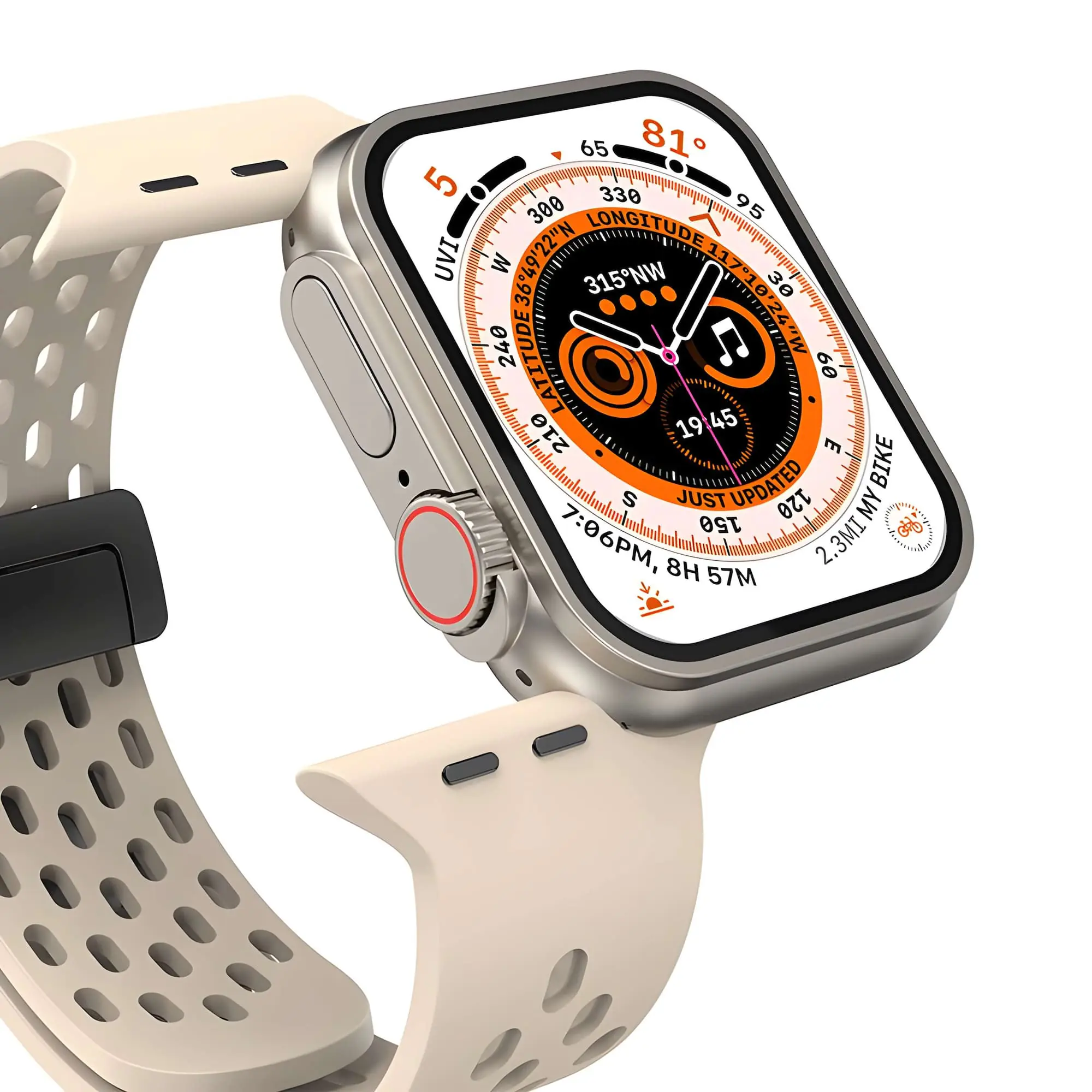Silicone Sport Band  Watch - Image 2