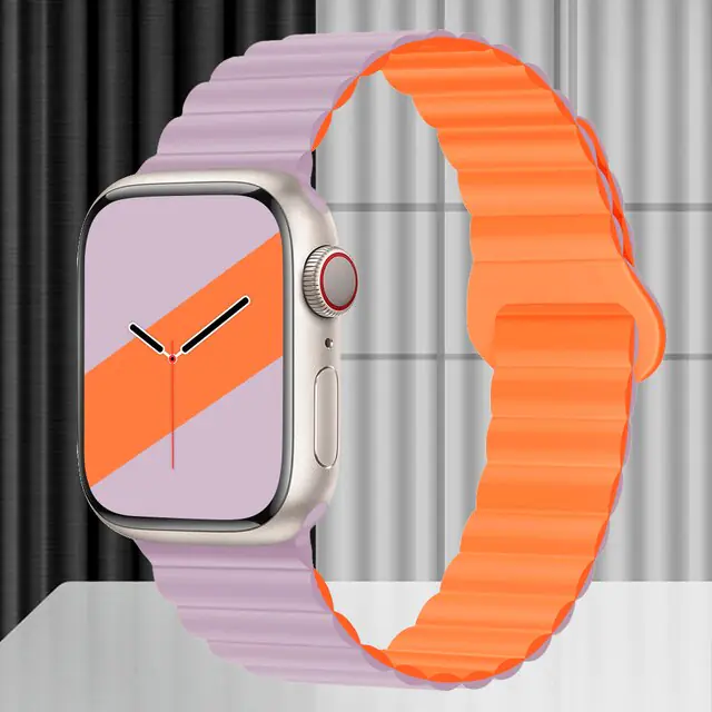 Silicone Strap Band Magnetic Bracelet - Image 18