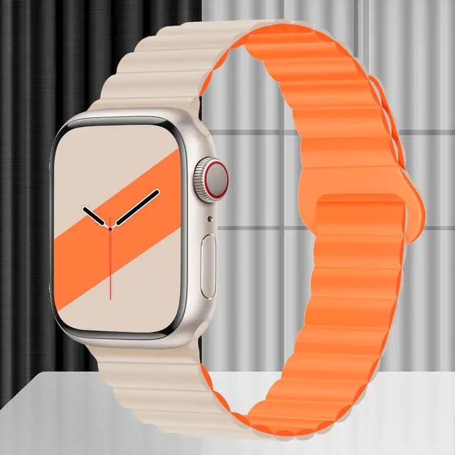 Silicone Strap Band Magnetic Bracelet - Image 22