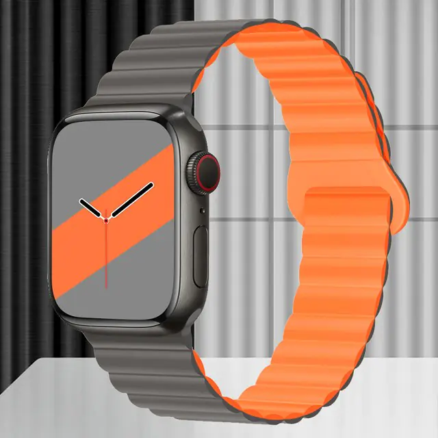 Silicone Strap Band Magnetic Bracelet - Image 29