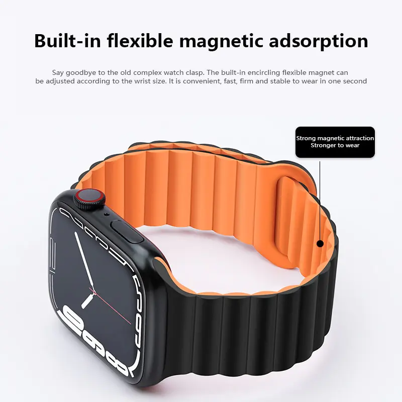 Silicone Strap Band Magnetic Bracelet - Image 3
