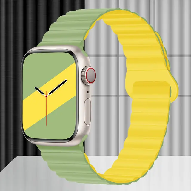 Silicone Strap Band Magnetic Bracelet - Image 33