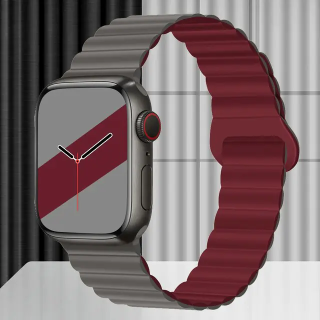 Silicone Strap Band Magnetic Bracelet - Image 44