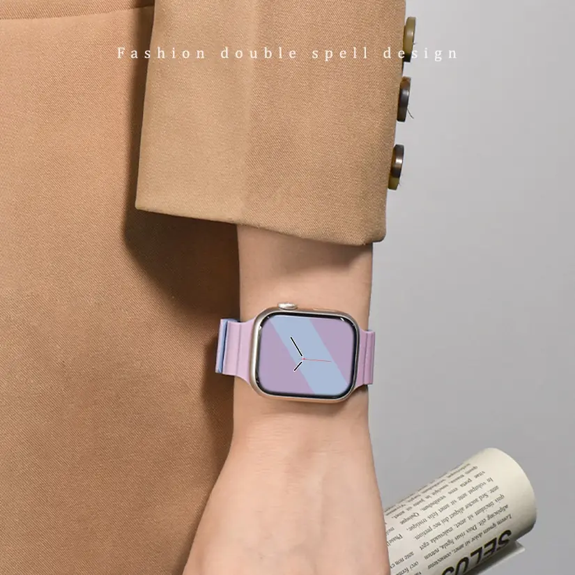 Silicone Strap Band Magnetic Bracelet - Image 5