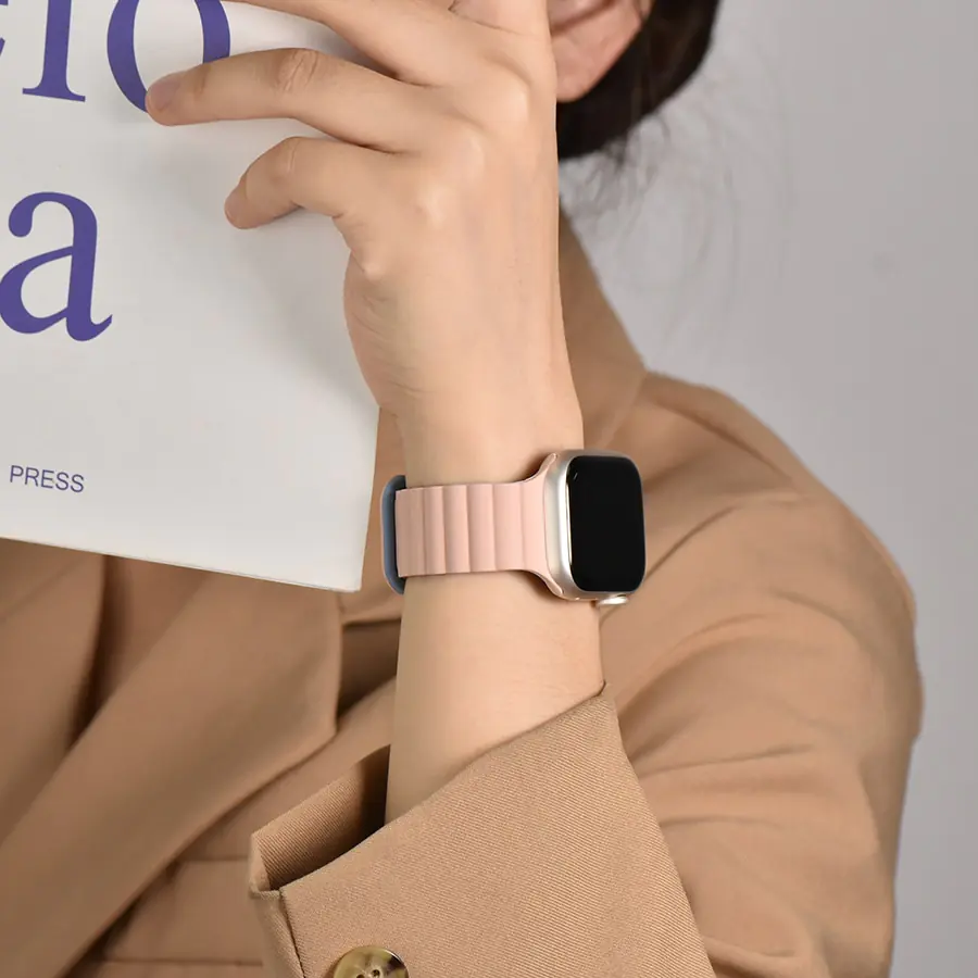 Silicone Strap Band Magnetic Bracelet - Image 6