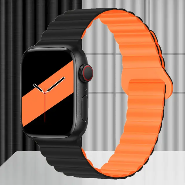 Silicone Strap Band Magnetic Bracelet - Image 63