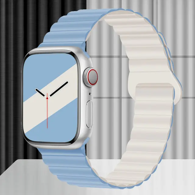 Silicone Strap Band Magnetic Bracelet - Image 64