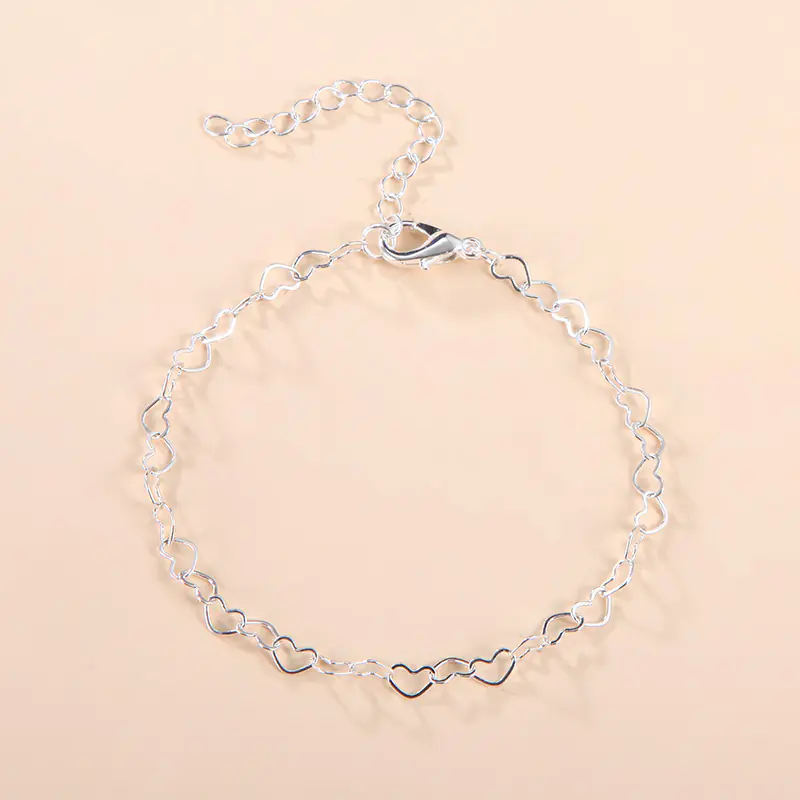 Simple Heart Bracelet for Women's Fashion - Image 2