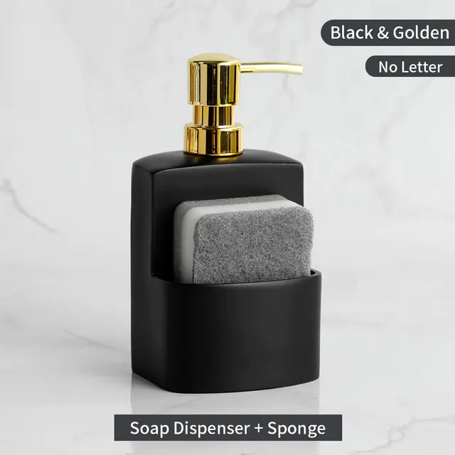 Sink Countertop Liquid Hand Soap Dispenser Pump Bottle Caddy - Image 11