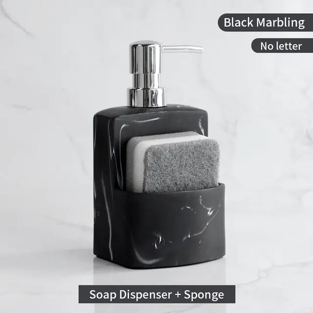 Sink Countertop Liquid Hand Soap Dispenser Pump Bottle Caddy - Image 12