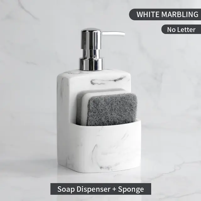 Sink Countertop Liquid Hand Soap Dispenser Pump Bottle Caddy - Image 14