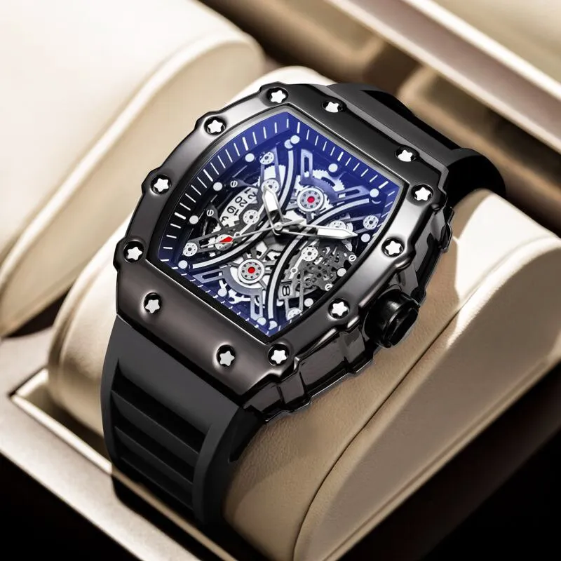 Skeleton Dial Sports Watch - Image 2