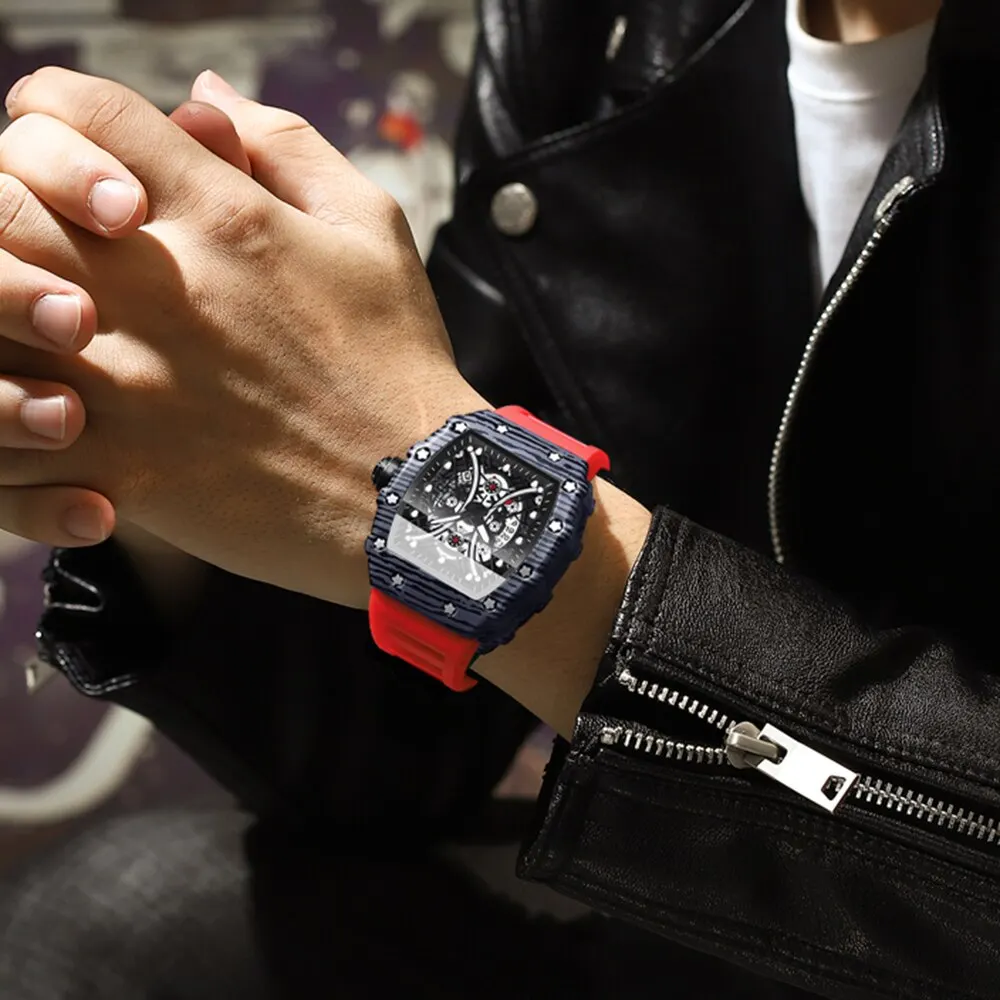 Skeleton Dial Sports Watch - Image 6