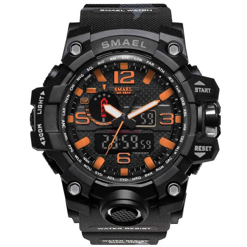 SMAEL Brand Men Sports Watches Dual Display - Image 11