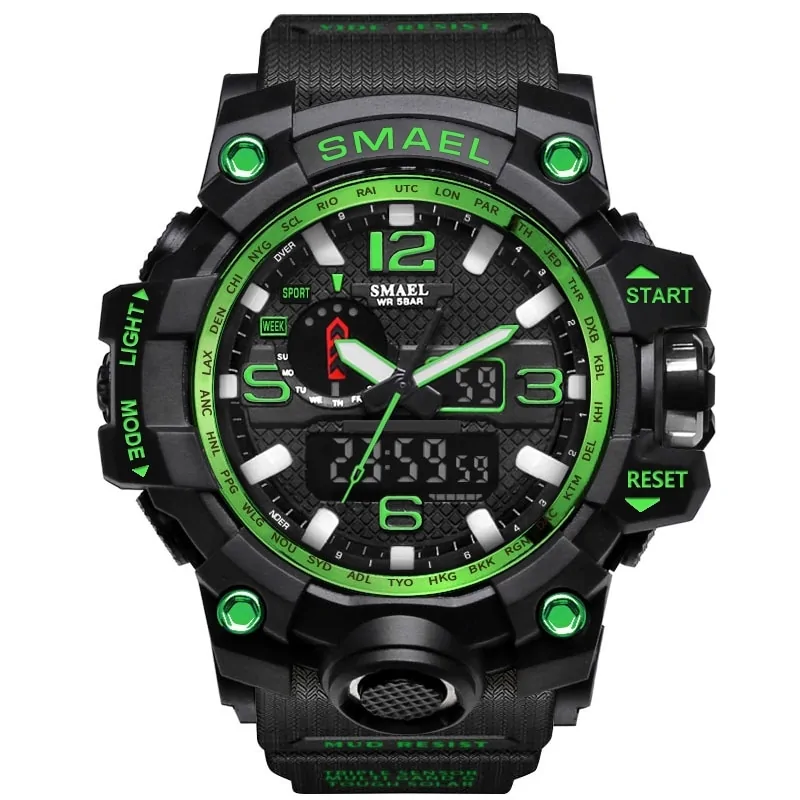 SMAEL Brand Men Sports Watches Dual Display - Image 12