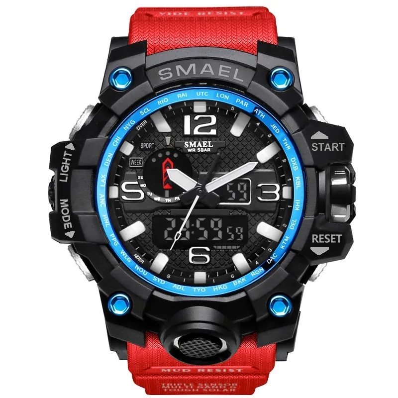 SMAEL Brand Men Sports Watches Dual Display - Image 13