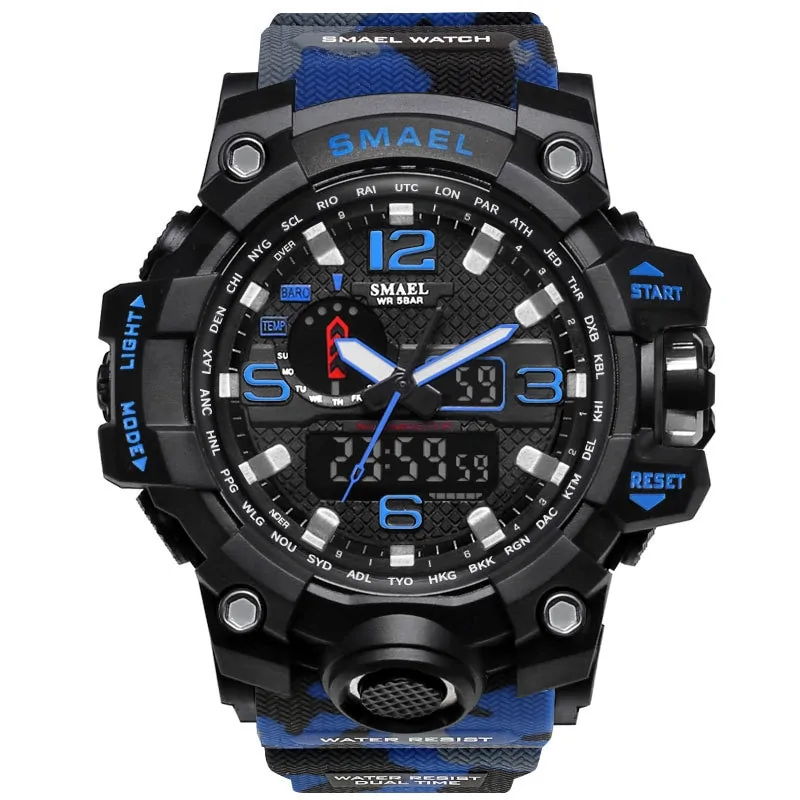 SMAEL Brand Men Sports Watches Dual Display - Image 14