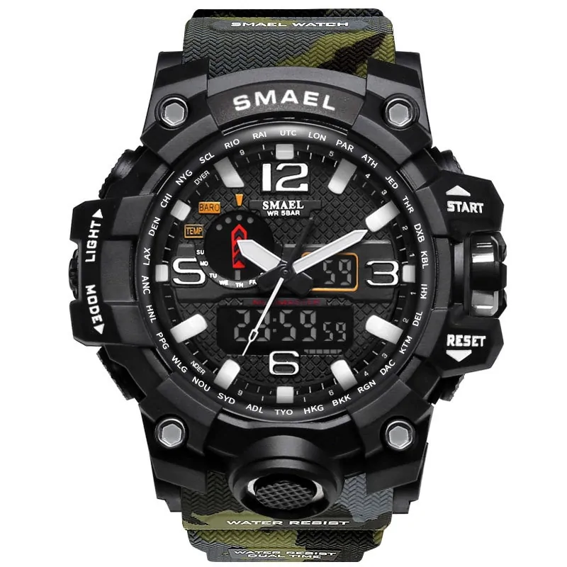 SMAEL Brand Men Sports Watches Dual Display - Image 7