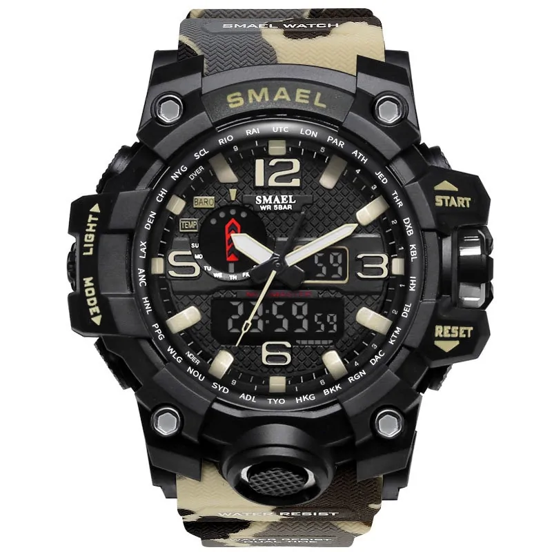 SMAEL Brand Men Sports Watches Dual Display - Image 8