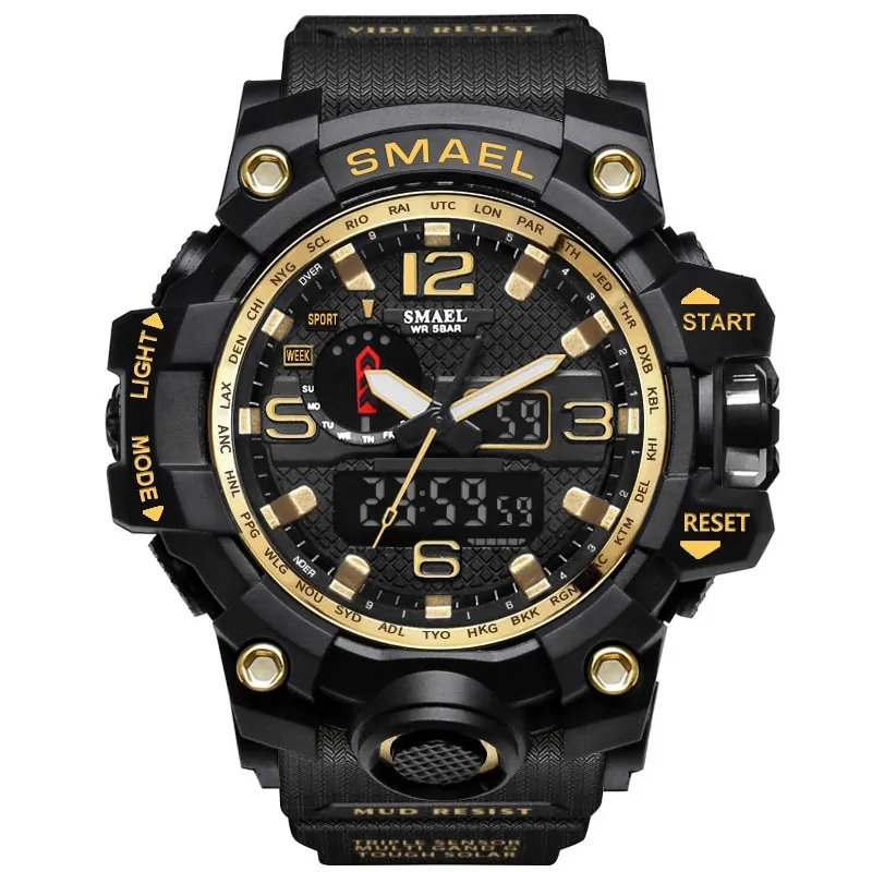 SMAEL Brand Men Sports Watches Dual Display - Image 9
