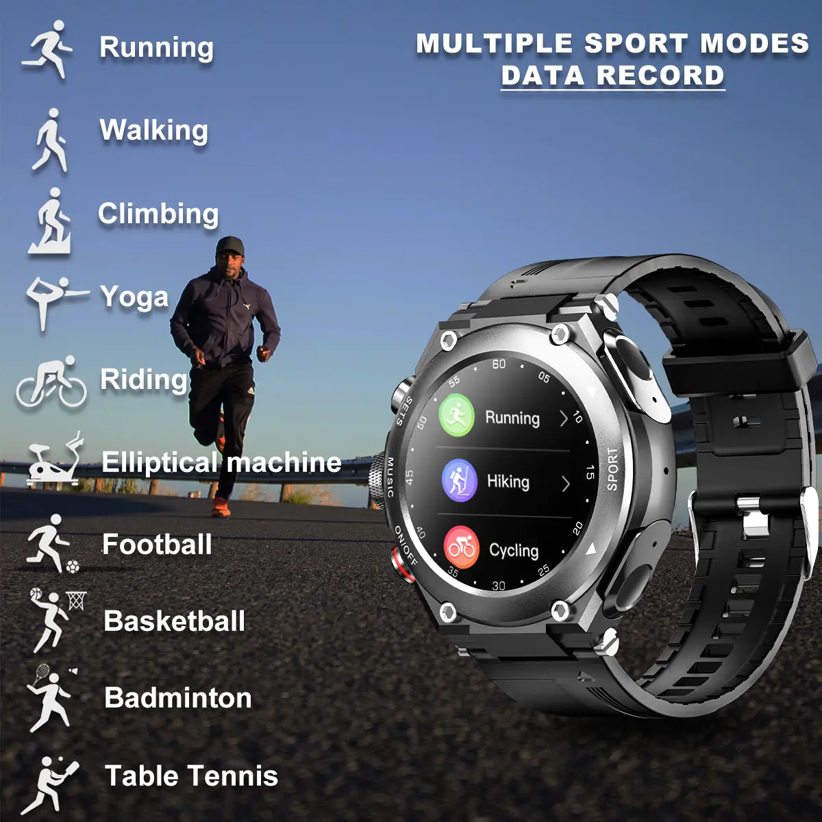 Smart Watch with Earbuds - Image 4