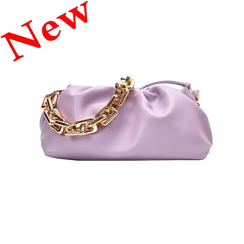 Soft Leather Cloud Bag: Women's Single Shoulder Purse - Image 16